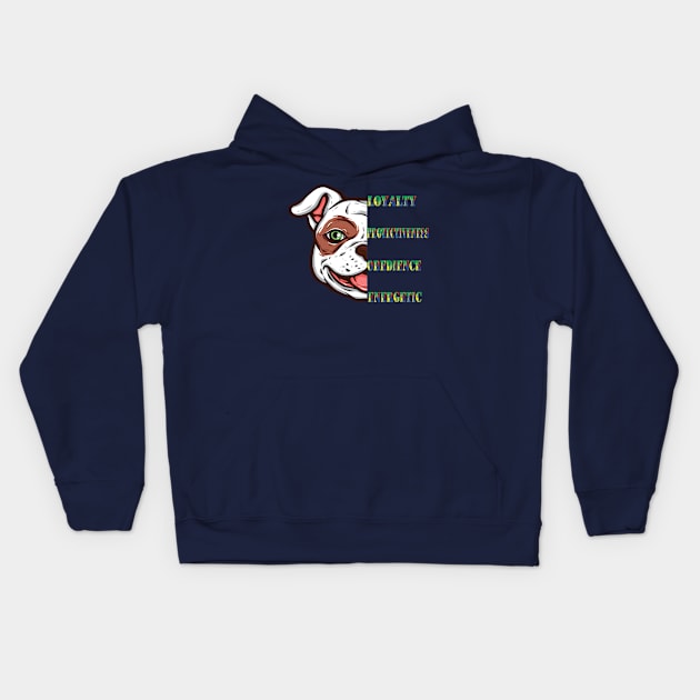 Puppy Love Graphic Tee Kids Hoodie by Mirak-store 